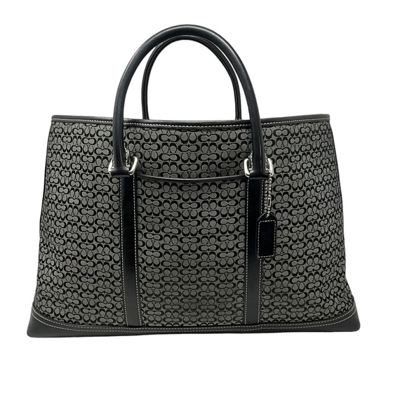 Coach Signature C Logo Business Satchel Tote Bag Mini C  Signature - Picture 16 of 16